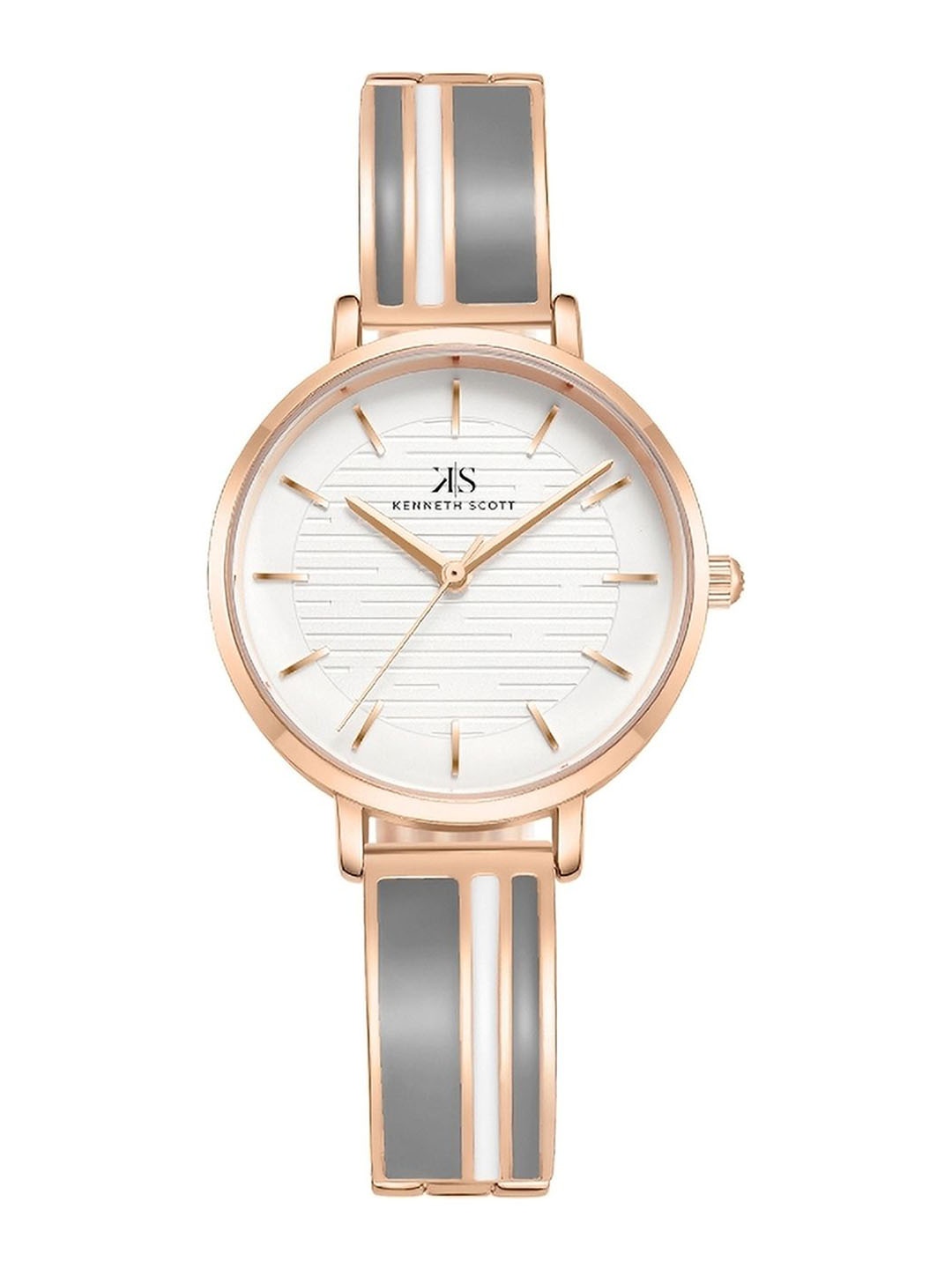

KENNETH SCOTT Women Dial & Straps Analogue Watch K23501-RBXX, White