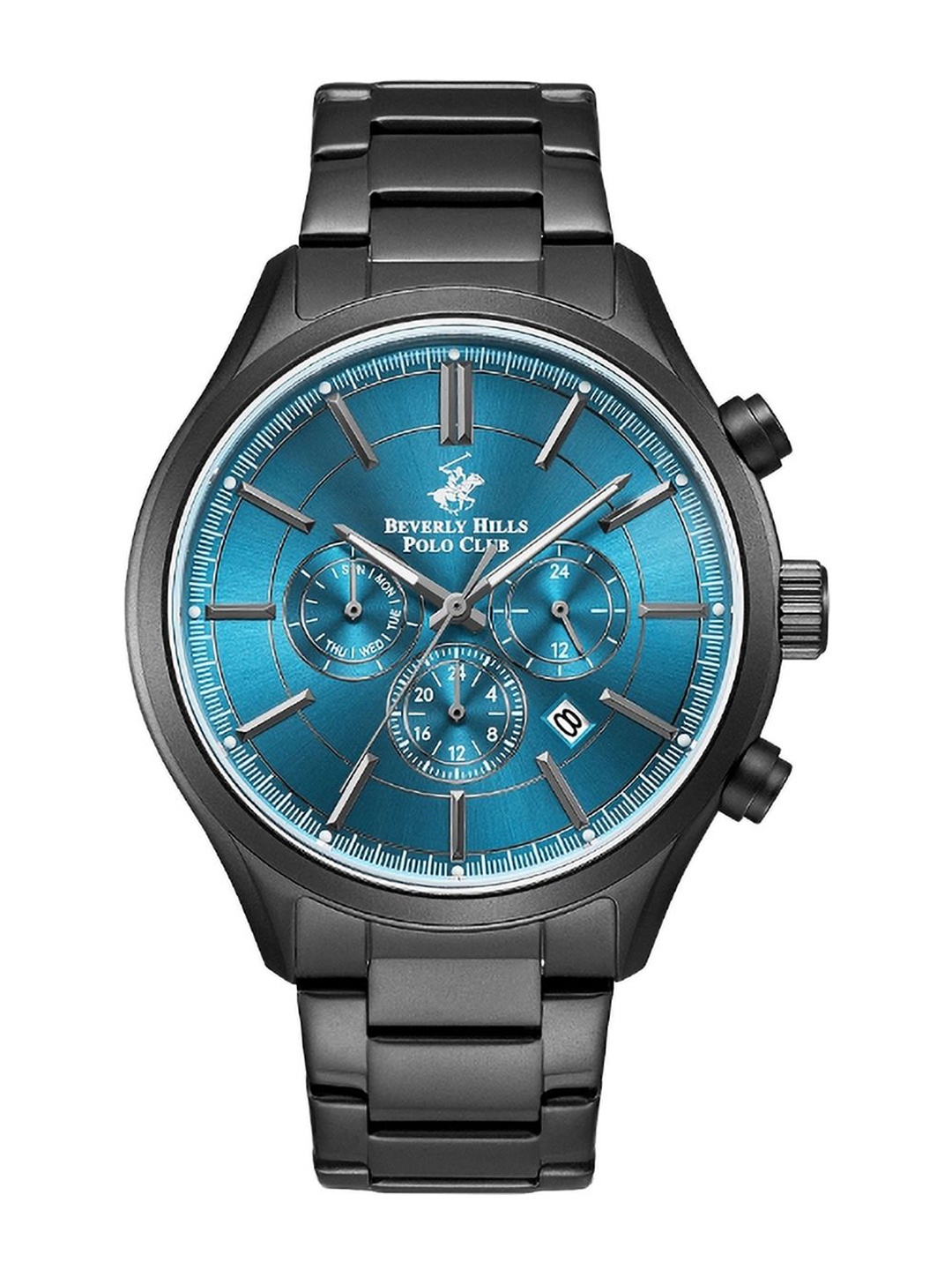 

Beverly Hills Polo Club Men Embellished Analogue Multi Function Watch BP5009Y.690, Blue