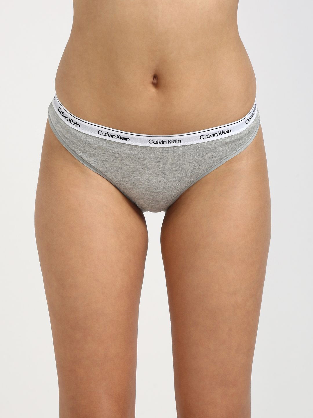 

Calvin Klein Underwear Women Cotton Mid Rise Bikini Briefs-QD5044P7A, Grey