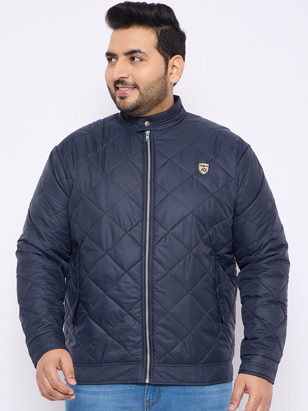 

Adobe Men Lightweight Quilted Jacket, Navy blue
