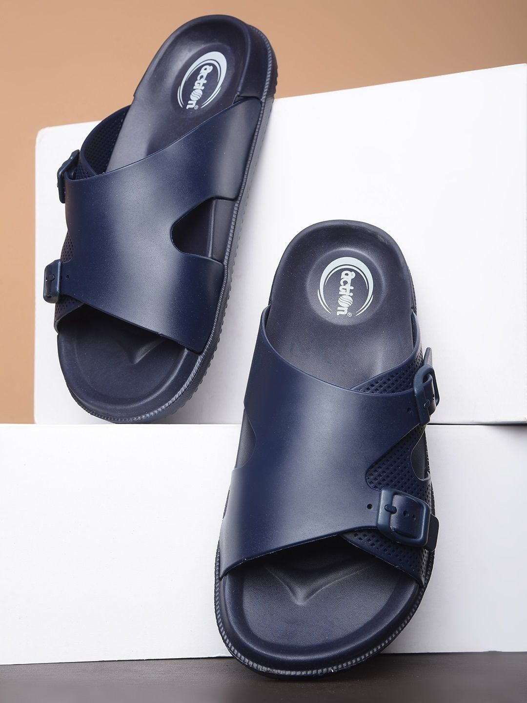 

Action Plus Men Comfort Sandals, Navy blue