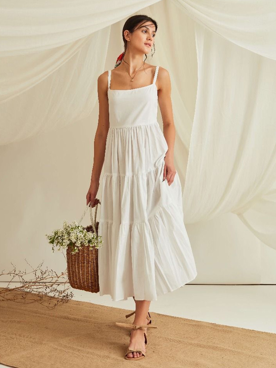 

Abhishti Maxi Dress, White