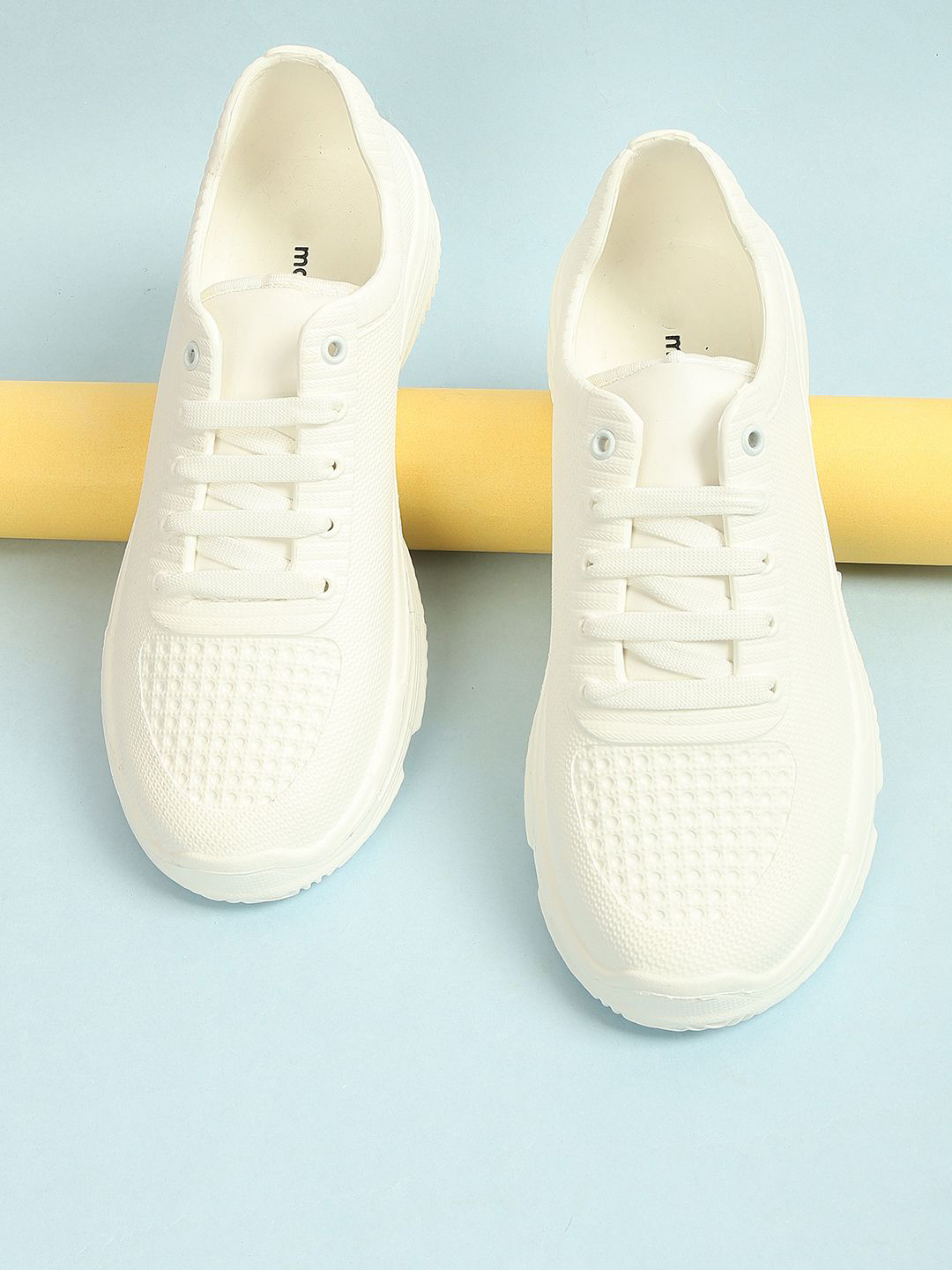 

max Men PU Sneakers, White