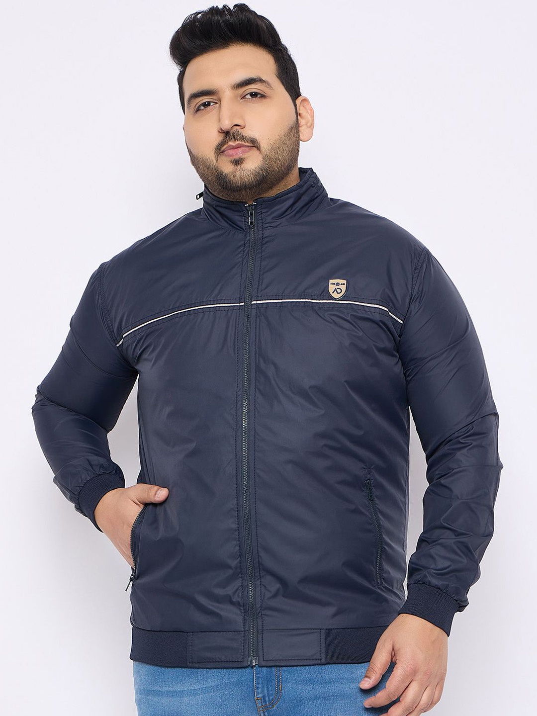 

Adobe Men Lightweight Quilted Jacket, Navy blue