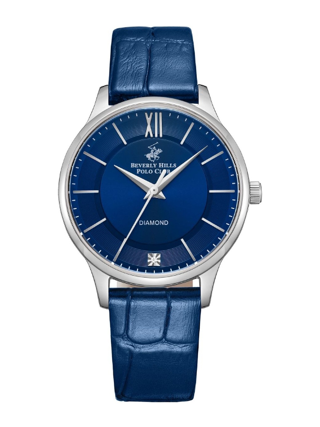 

Beverly Hills Polo Club Women Dial & Leather Straps Analogue Watch BP5017Y.351, Blue