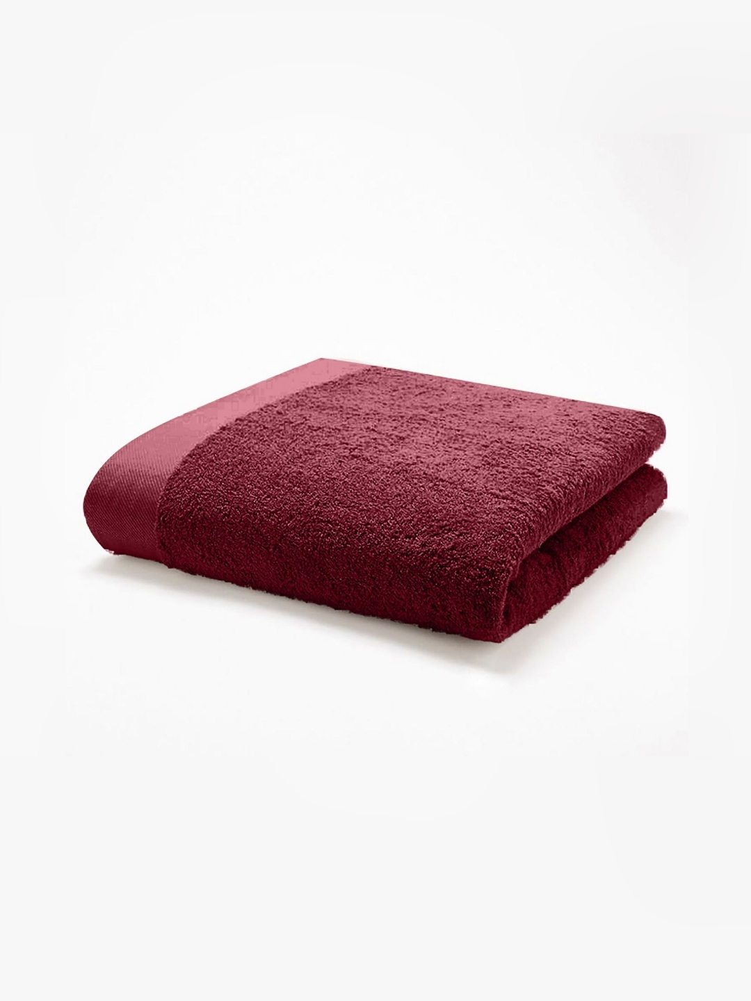 

HOME PLUS STUDIOS Maroon 1 Cotton 650 GSM Bath Towel