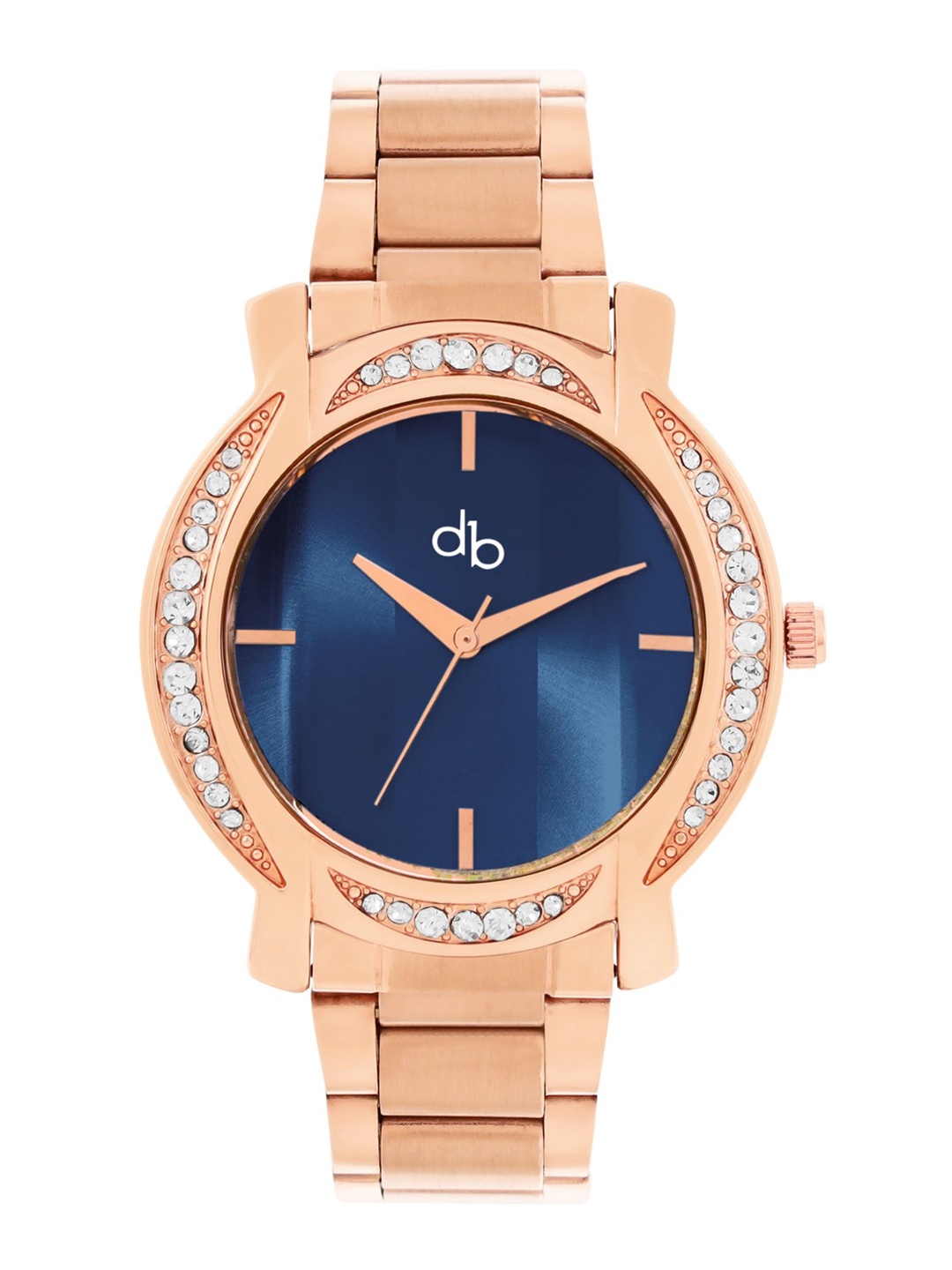 

DressBerry Women Brass Embellished Dial & Wrap Around Straps Analogue Watch DB-SS24-19B, Blue