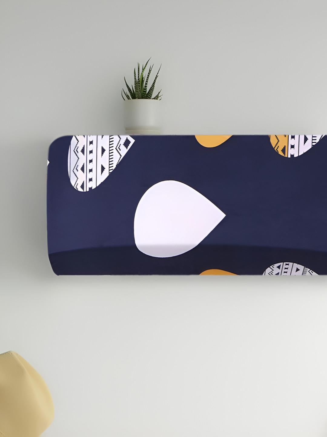 

Dakshya Industries Blue & White Printed Split AC Covers