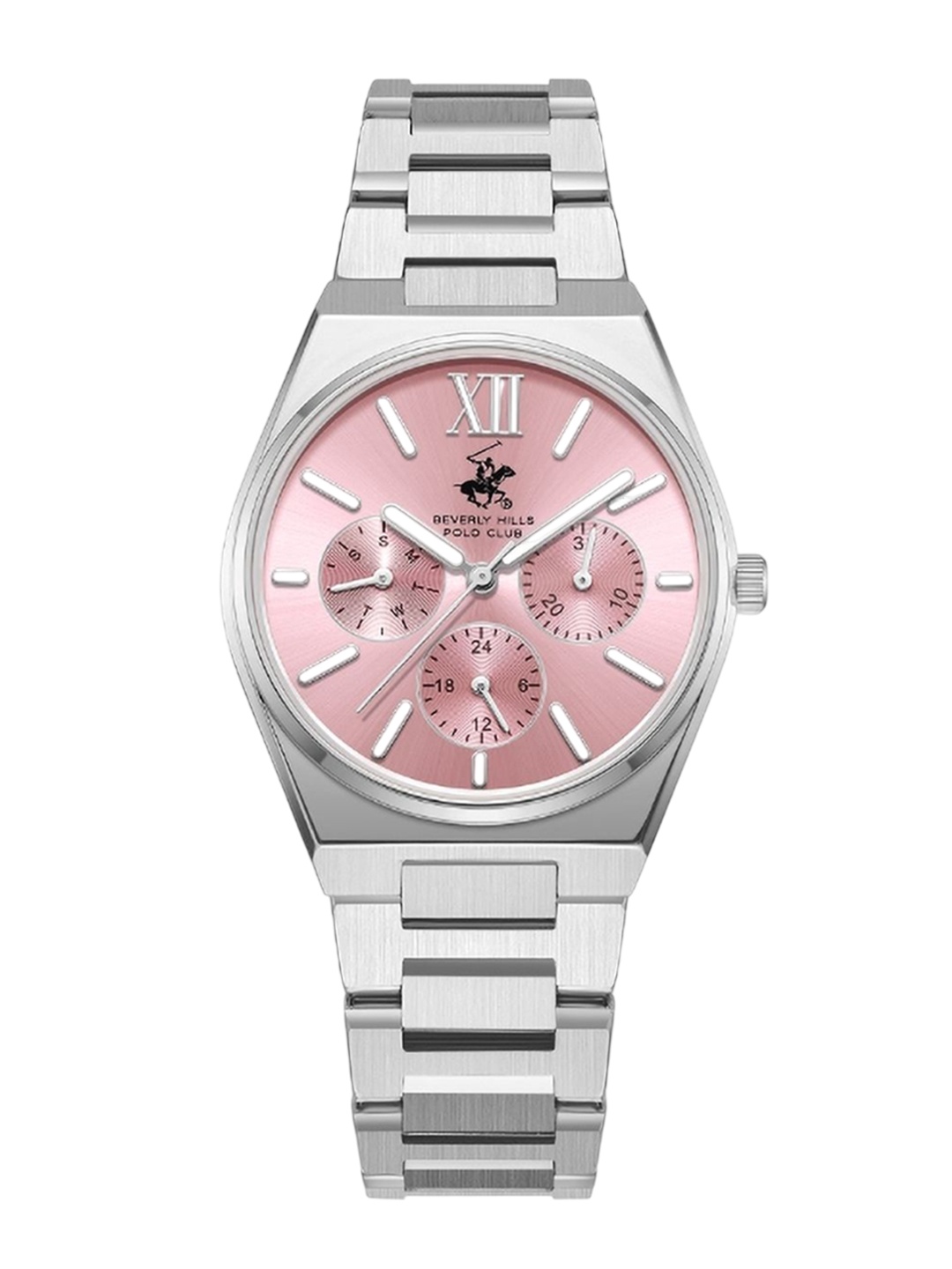 

Beverly Hills Polo Club Women Analogue Multi Function Watch BP3696Y.380, Pink