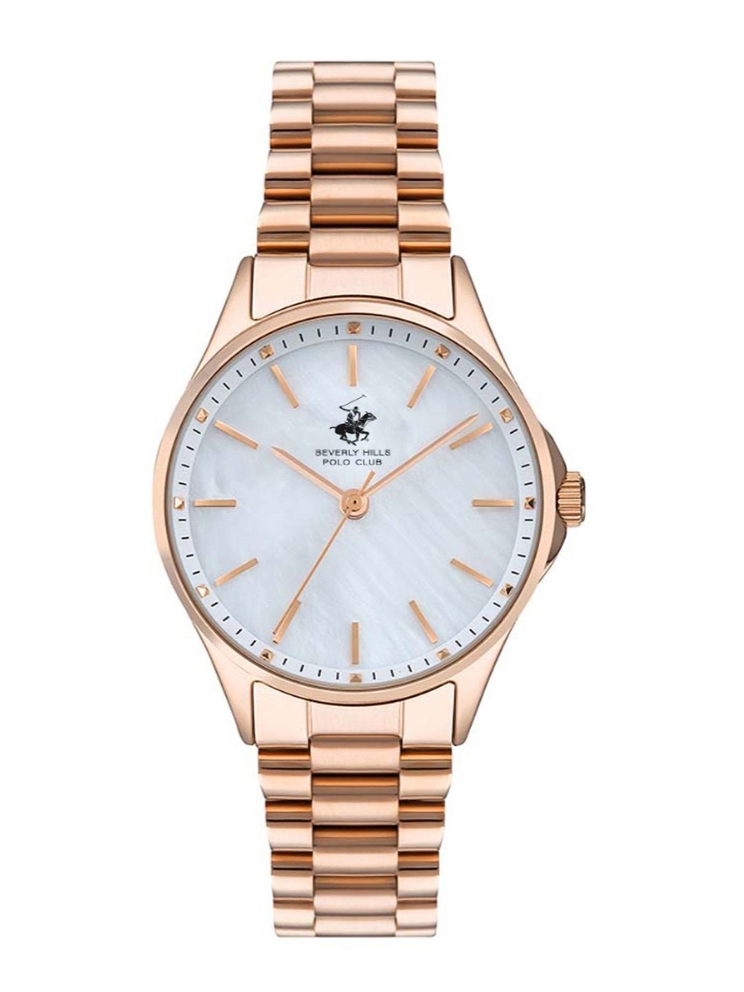 

Beverly Hills Polo Club Women Embellished Dial & Bracelet Style Analogue Watch BP1306Y.420, White