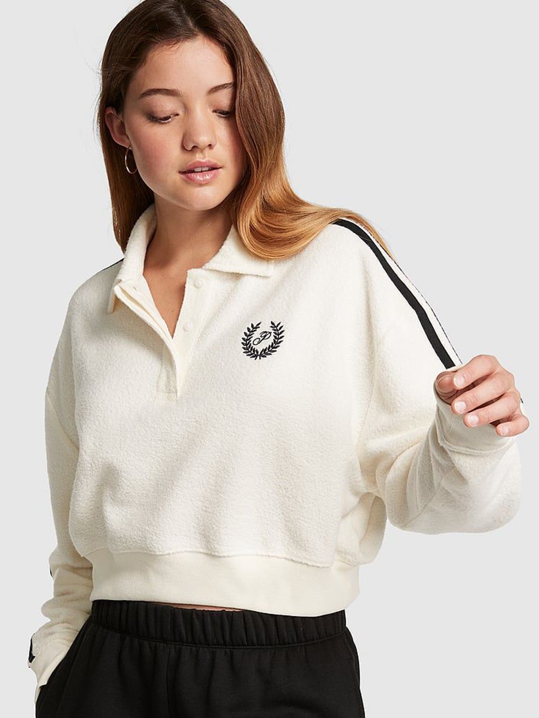 

Victoria's Secret Women Sweatshirt, Beige