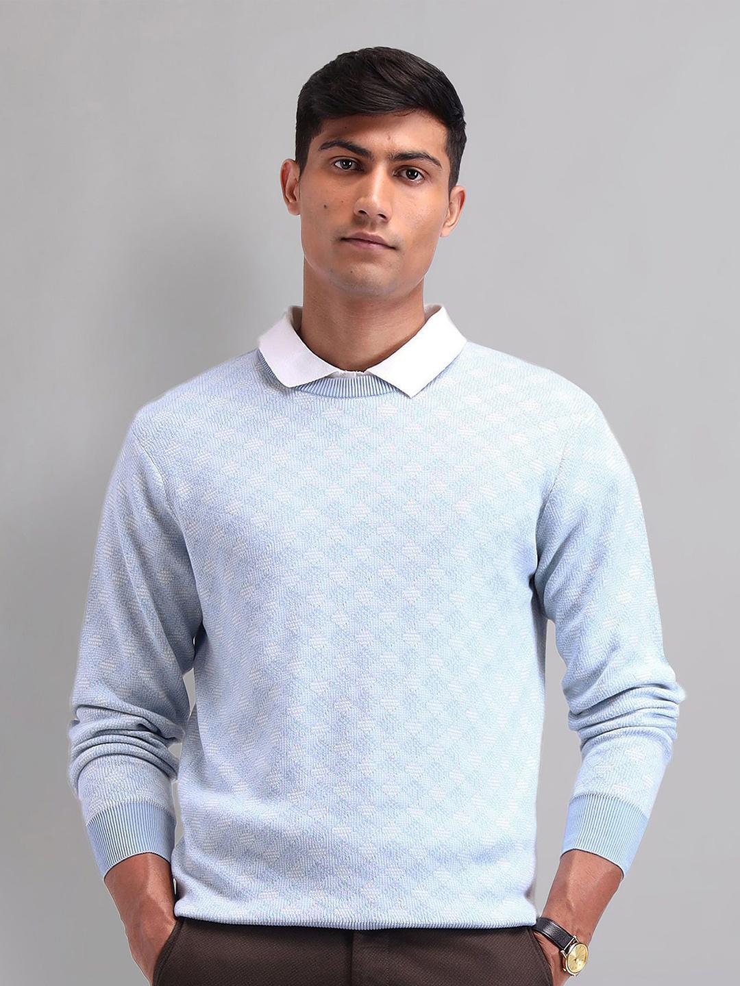 

AD By Arvind Men Pullover, Blue