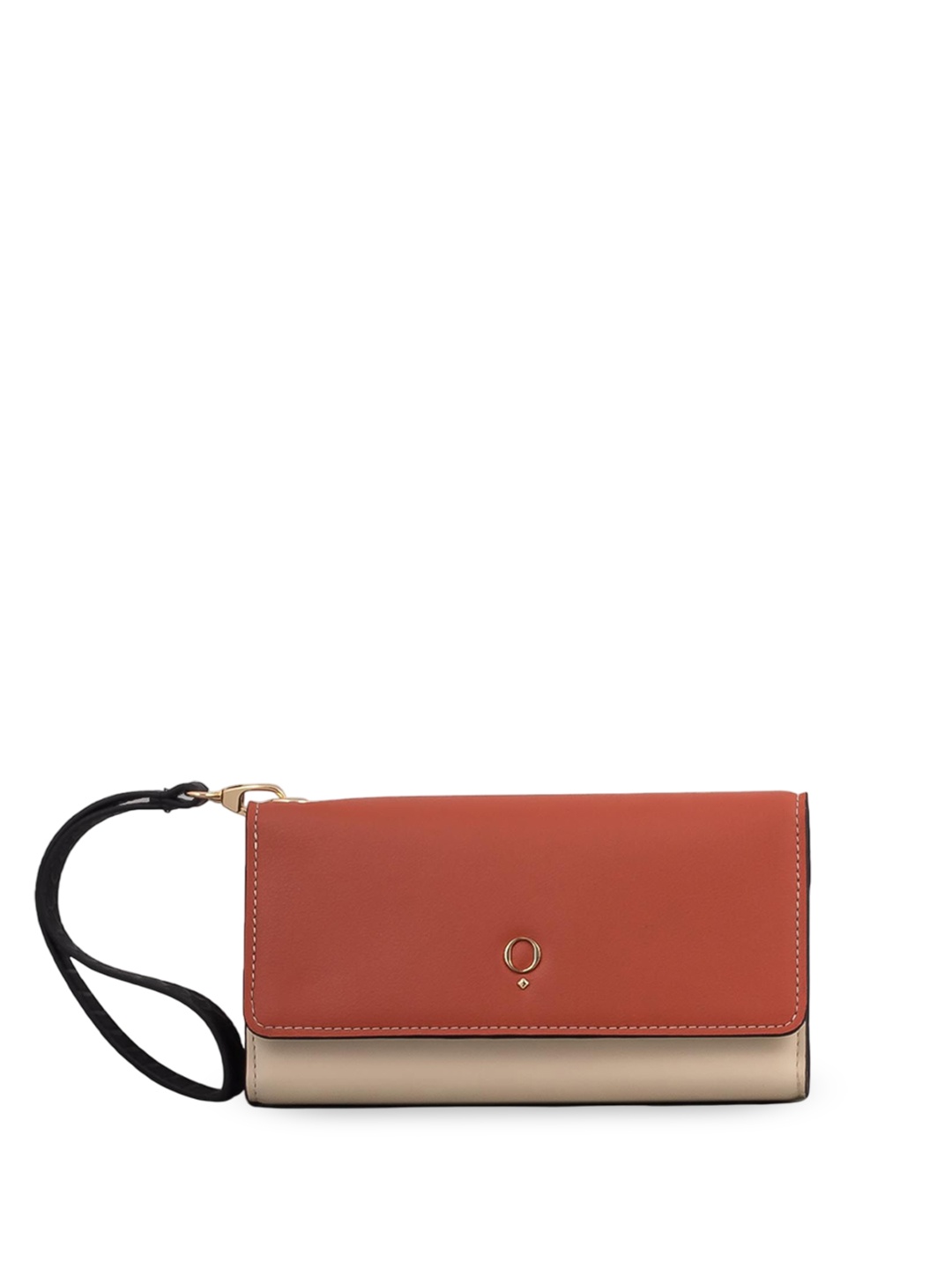 

Monadaa Structured Handheld Bag with Bow Detail, Orange