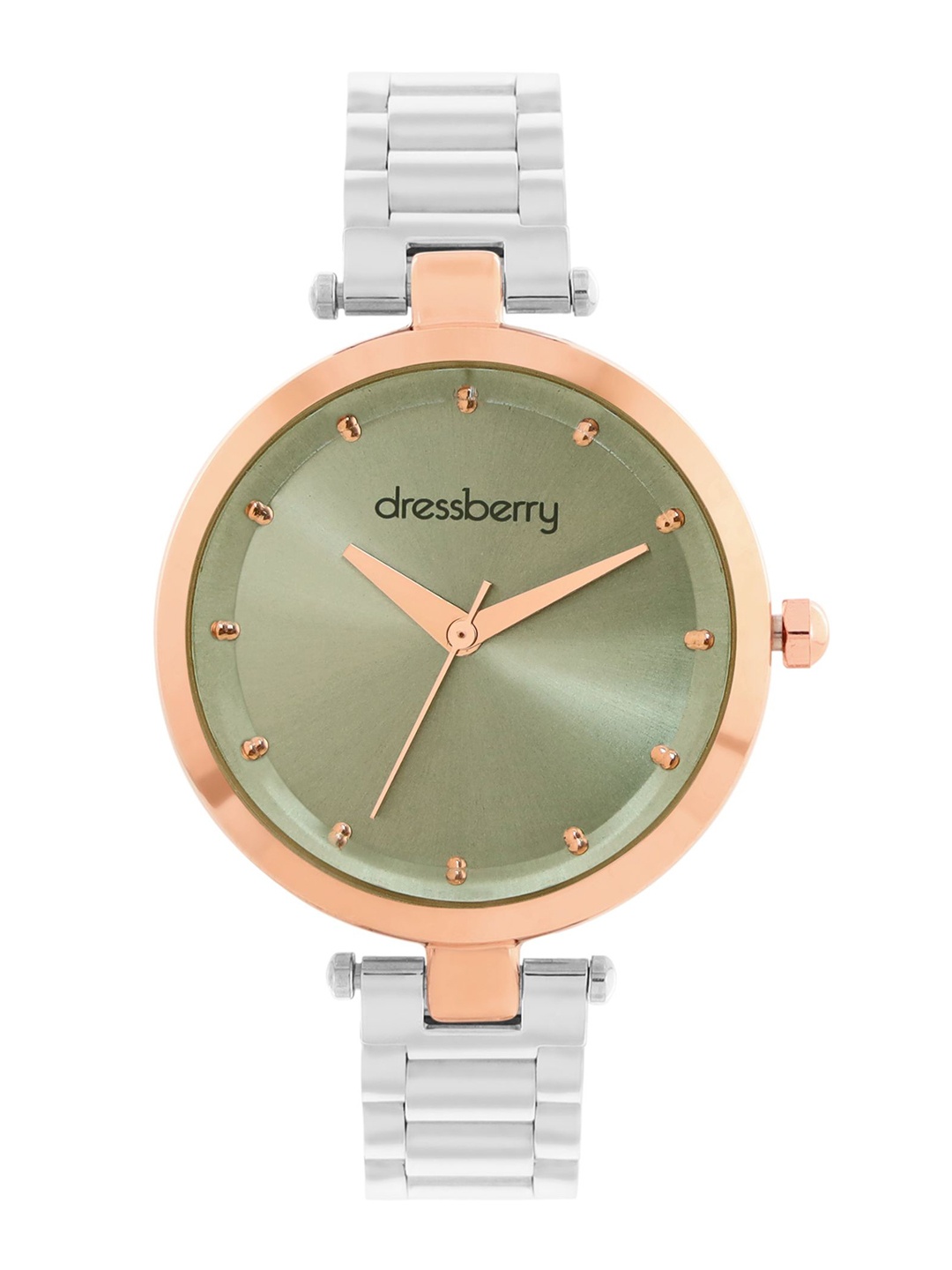 

DressBerry Women Brass Dial & Wrap Around Straps Analogue Watch DB-SS24-18B, Green