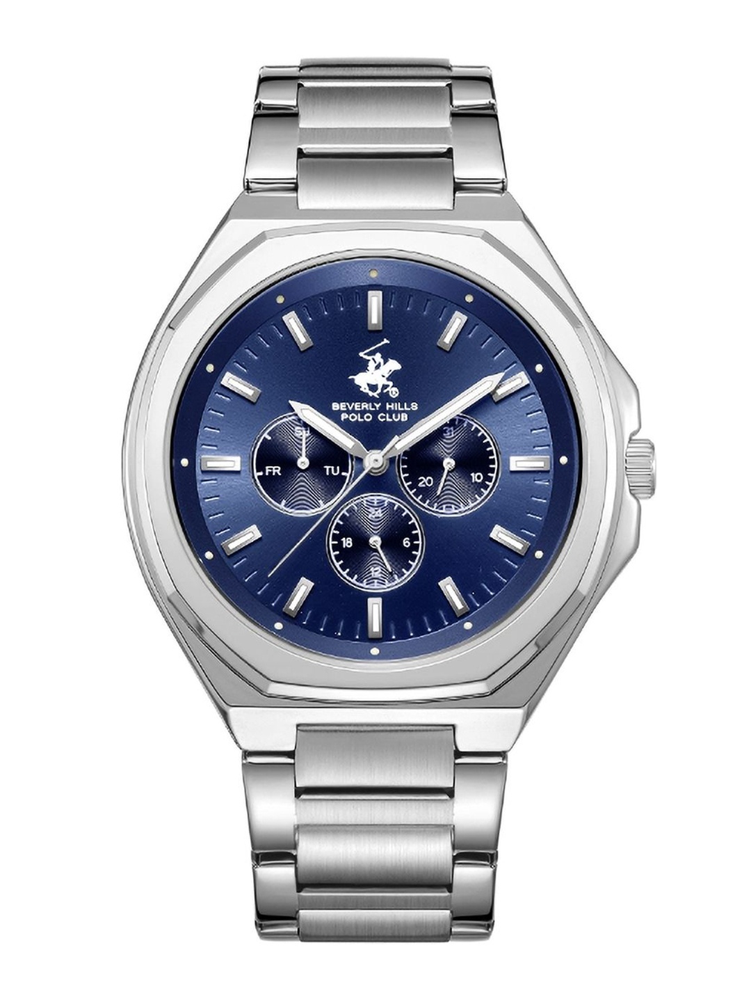 

Beverly Hills Polo Club Men Analogue Multi Function Watch BP3679Y.390, Blue