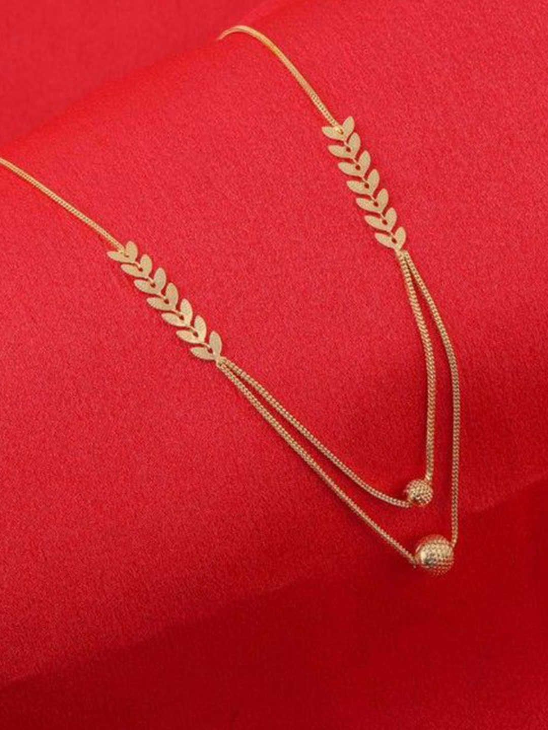 

Wynona Set Of 2 Gold-Plated Mangalsutras