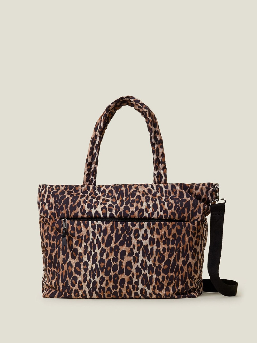 

Accessorize Animal Printed Oversized Swagger Tote Bag with Tasselled, Assorted