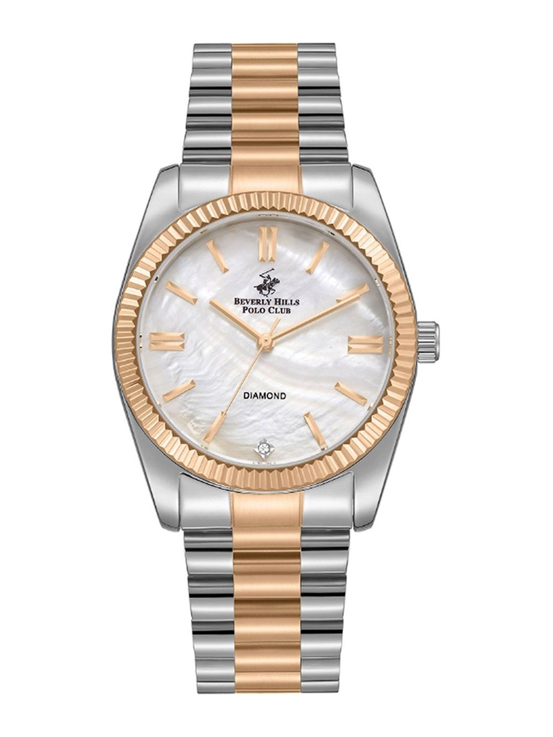 

Beverly Hills Polo Club Women Mother Of Pearl Dial Analogue Watch BP5045Y.520, Beige
