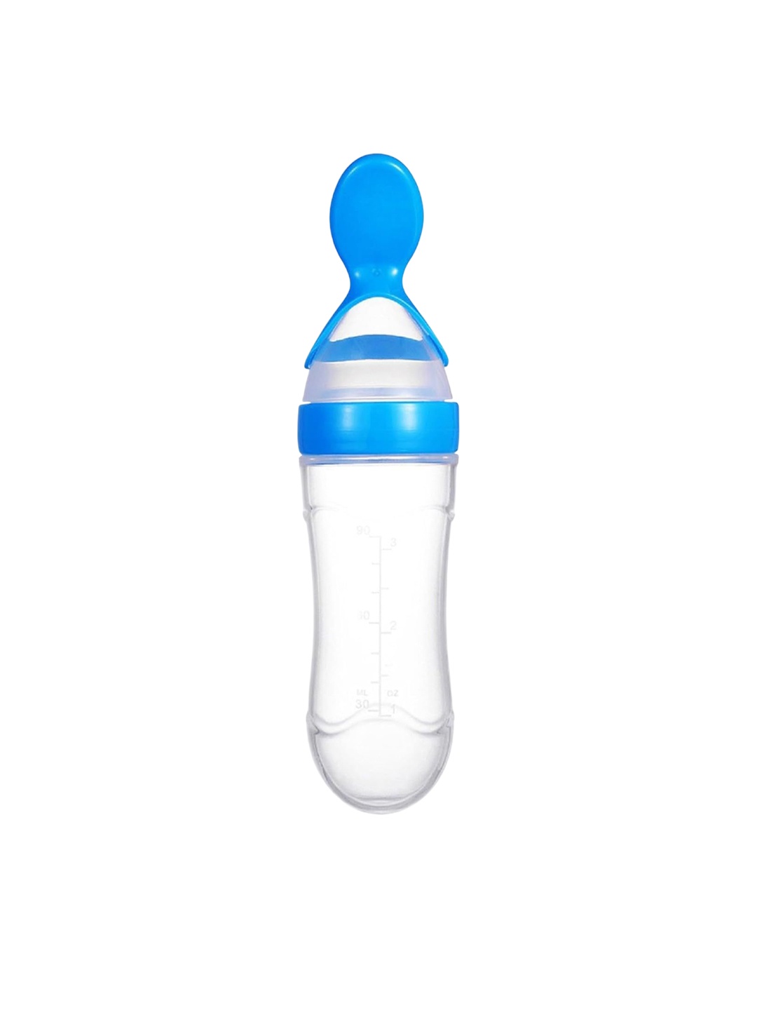 

Kritiu Blue & Transparent Silicone Food Feeder