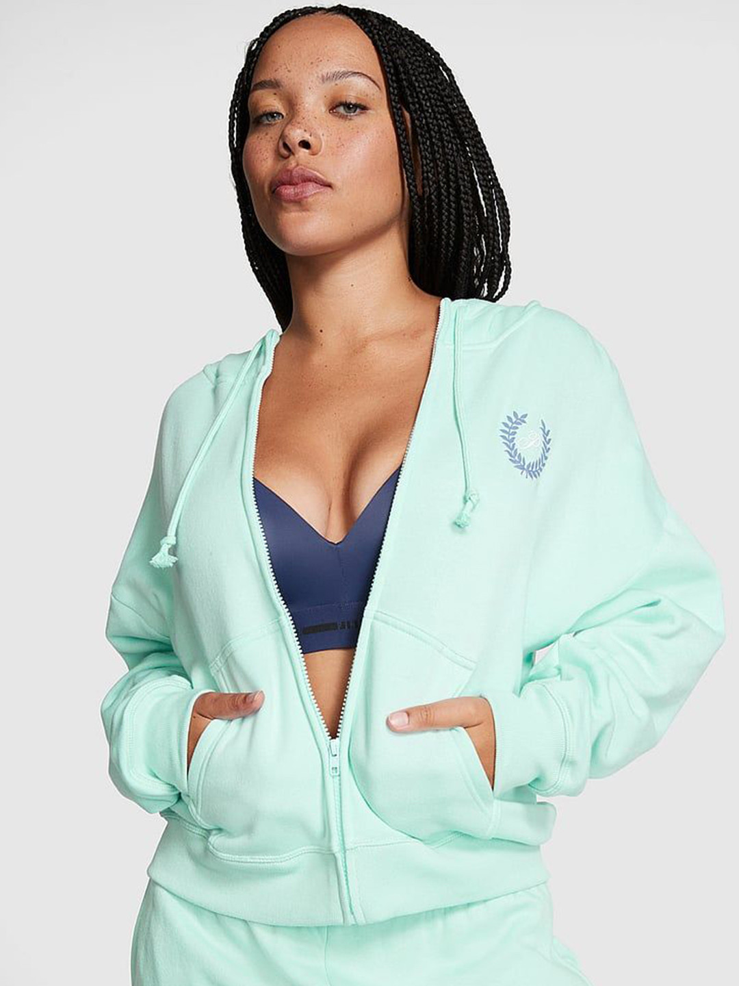 

Victoria's Secret Women Sweatshirt, Blue