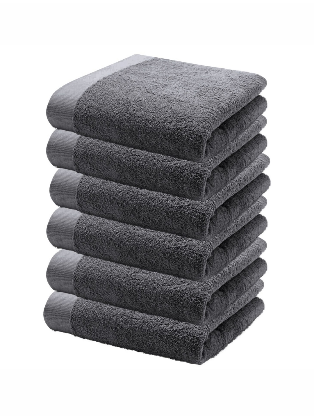 

HOME PLUS STUDIOS Grey 5 Cotton 650 GSM Bath Towel