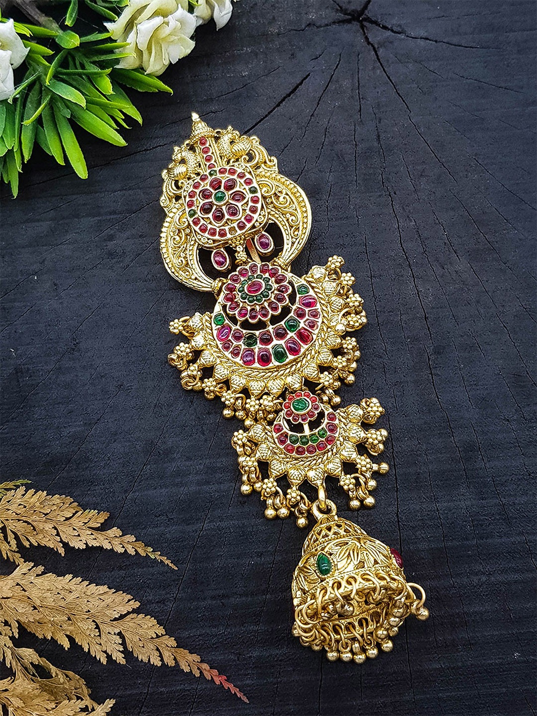 

GRIIHAM Women Embellished Hair Accessory Set, Gold