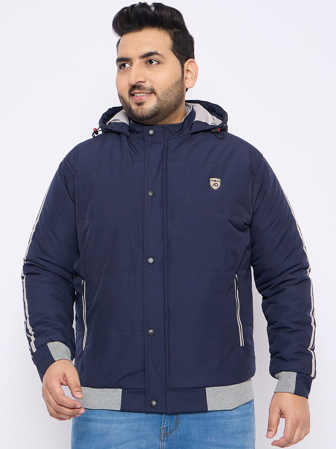 

Adobe Men Lightweight Quilted Jacket, Navy blue