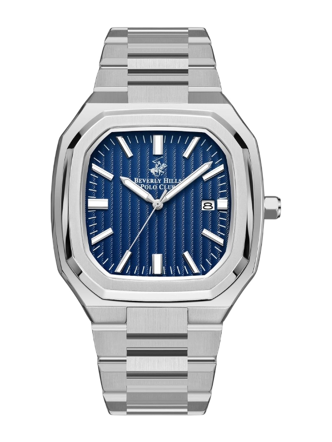 

Beverly Hills Polo Club Men Dial & Bracelet Style Straps Analogue Watch BP5033Y.390, Blue