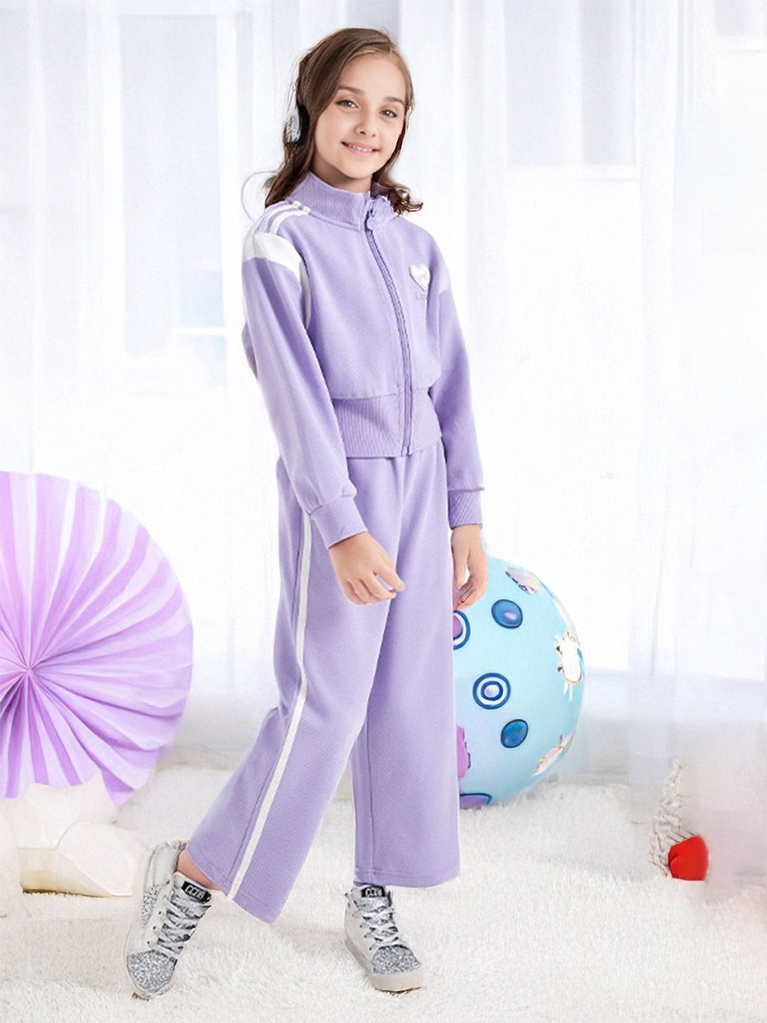 

FOREVER FRIDAY Girls Trousers, Purple