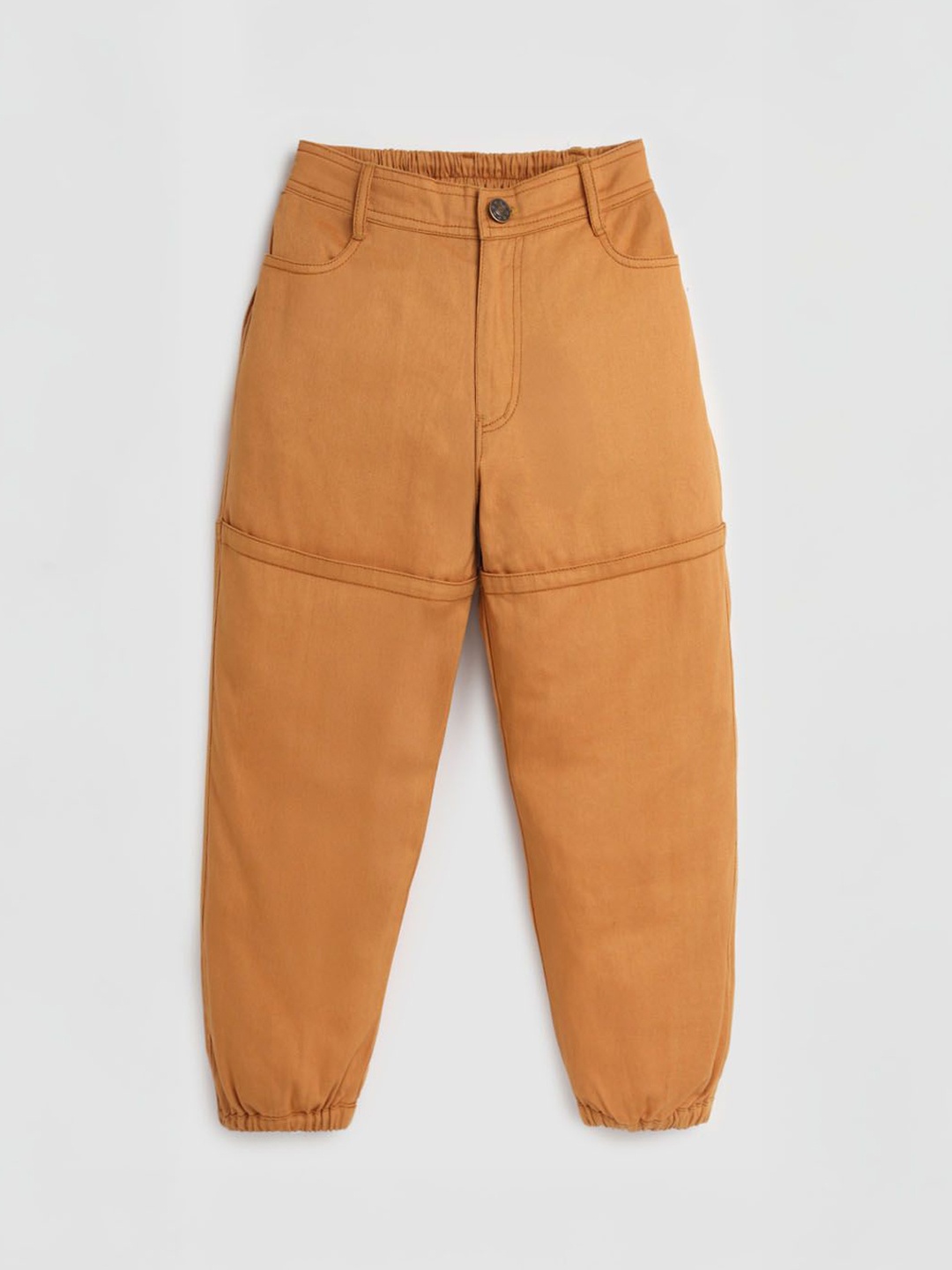 

Somersault Boys High-Rise Joggers Trousers, Brown