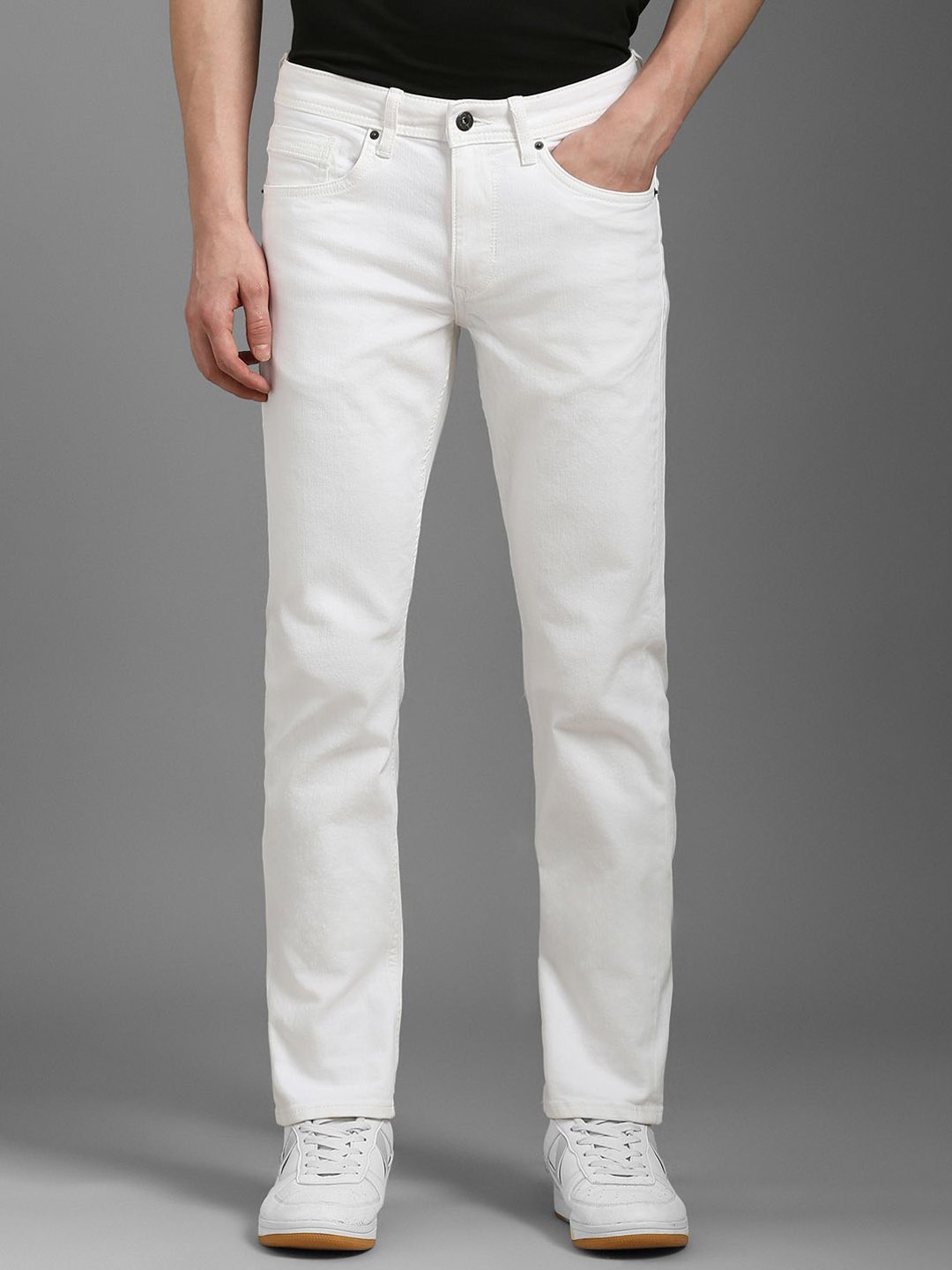 

Louis Philippe Jeans Men Slim Fit Jeans, White