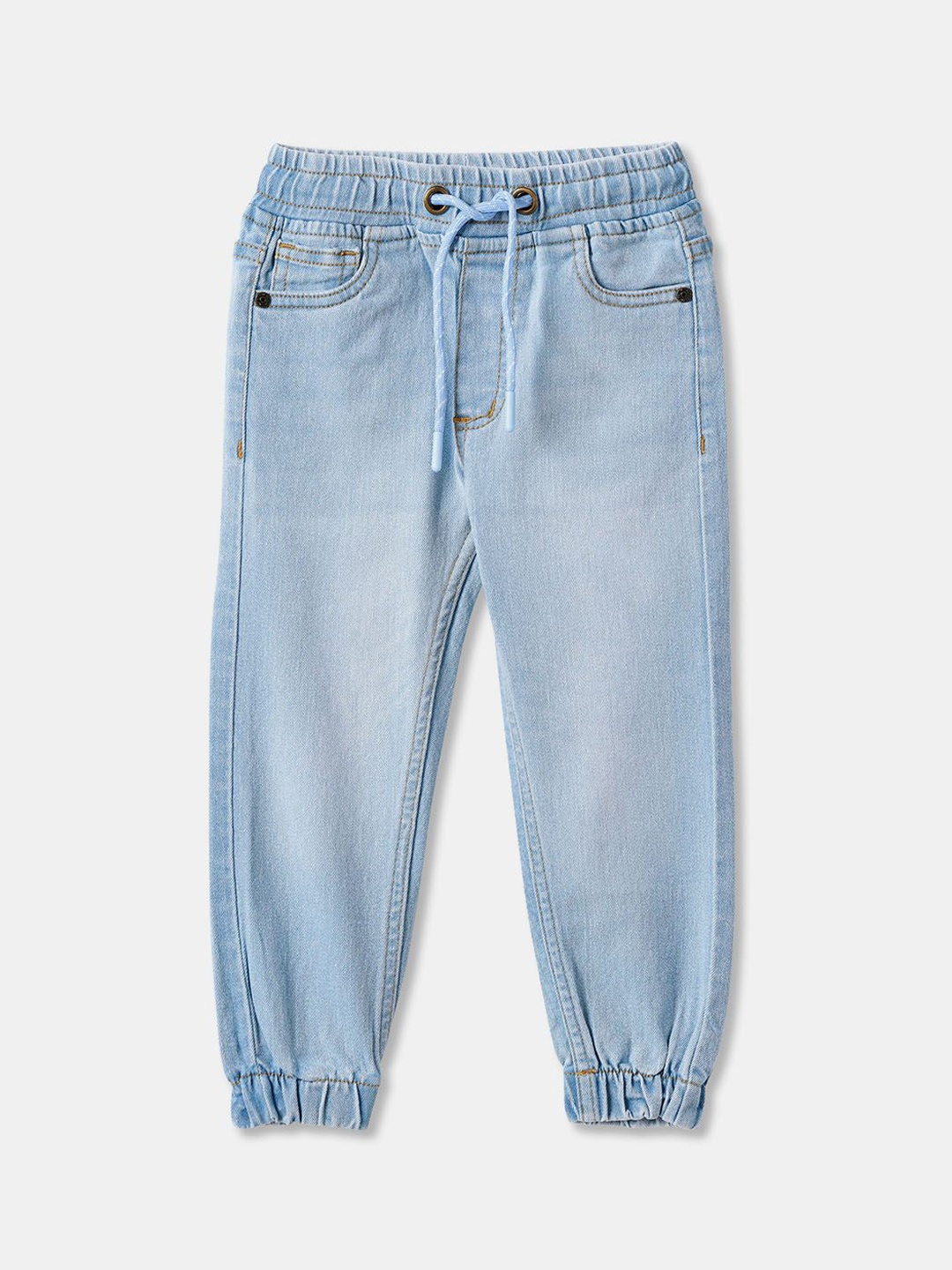 

R&B Boys Cotton Regular Fit Jeans, Blue