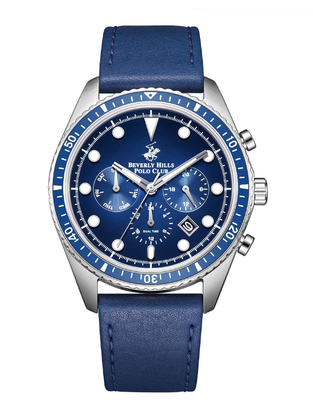 

Beverly Hills Polo Club Men Analogue Multi Function Watch BP5027Y.399, Blue