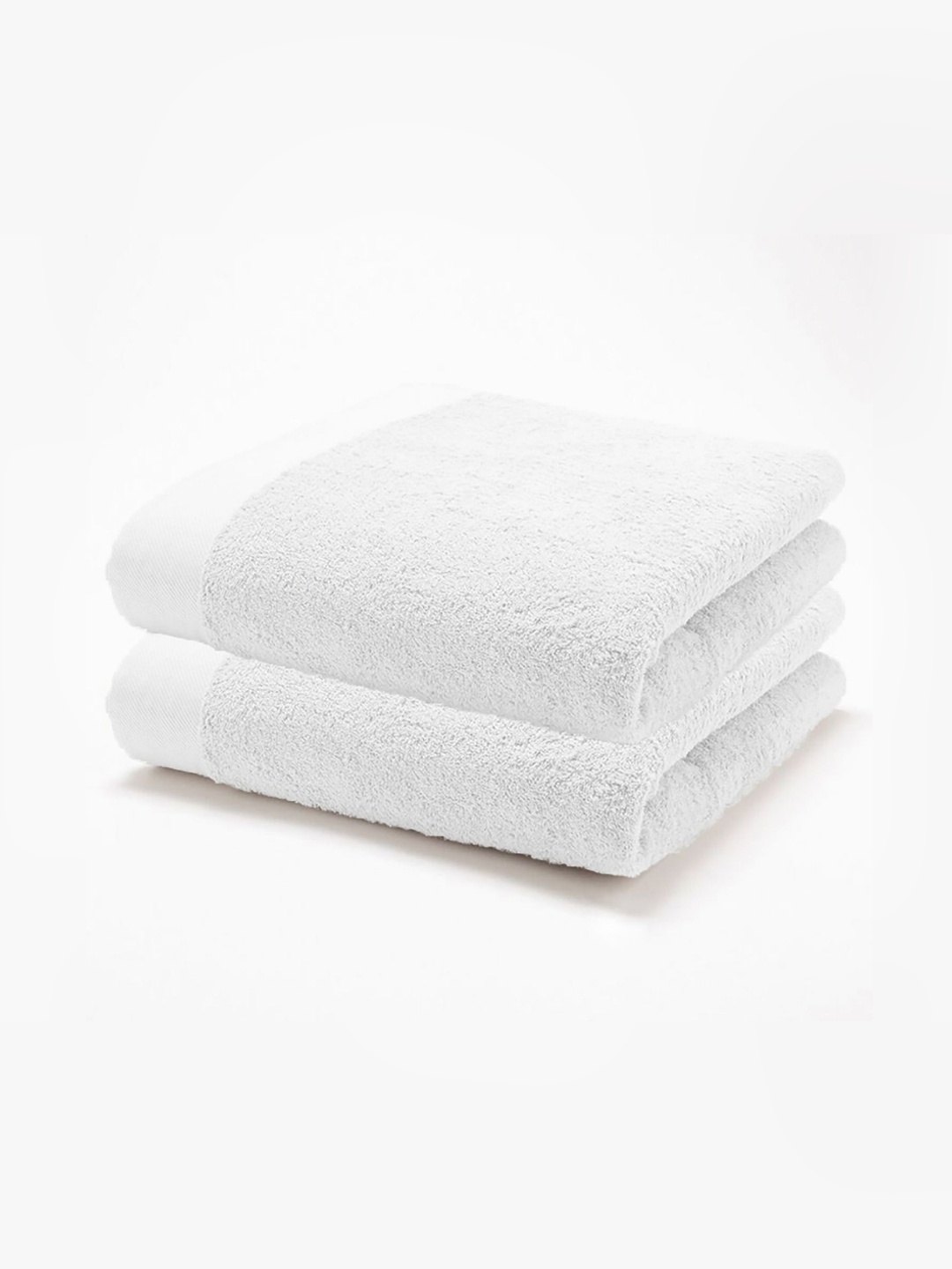 

HOME PLUS STUDIOS White 2 Cotton 650 GSM Bath Towel