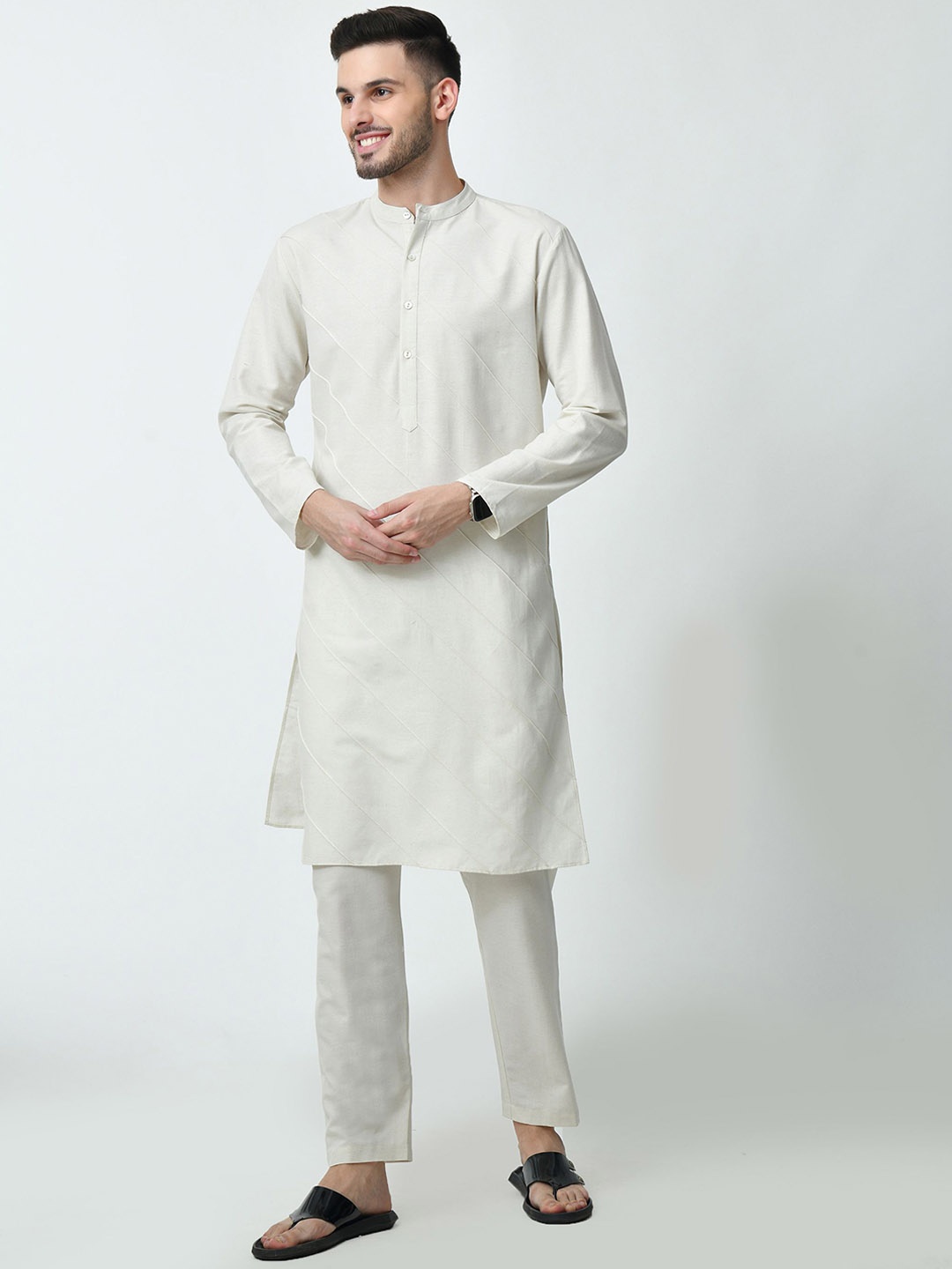 

ALL WAYS YOU Men Kurta, White