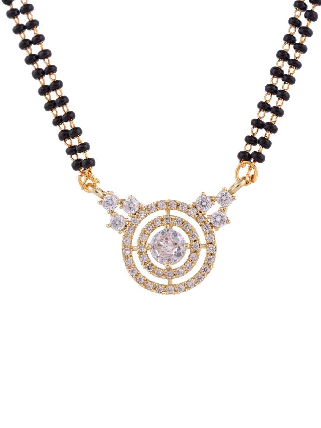 

Wynona Gold-Plated American Diamond Mangalsutra
