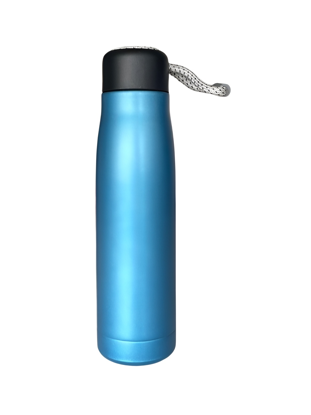 

SuperGeneriX Blue & Black Single Stainless Steel Solid Double Wall Vacuum Water Bottle