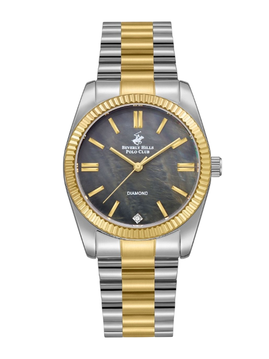 

Beverly Hills Polo Club Women Dial & Bracelet Style Straps Analogue Watch BP5045Y.250, Grey