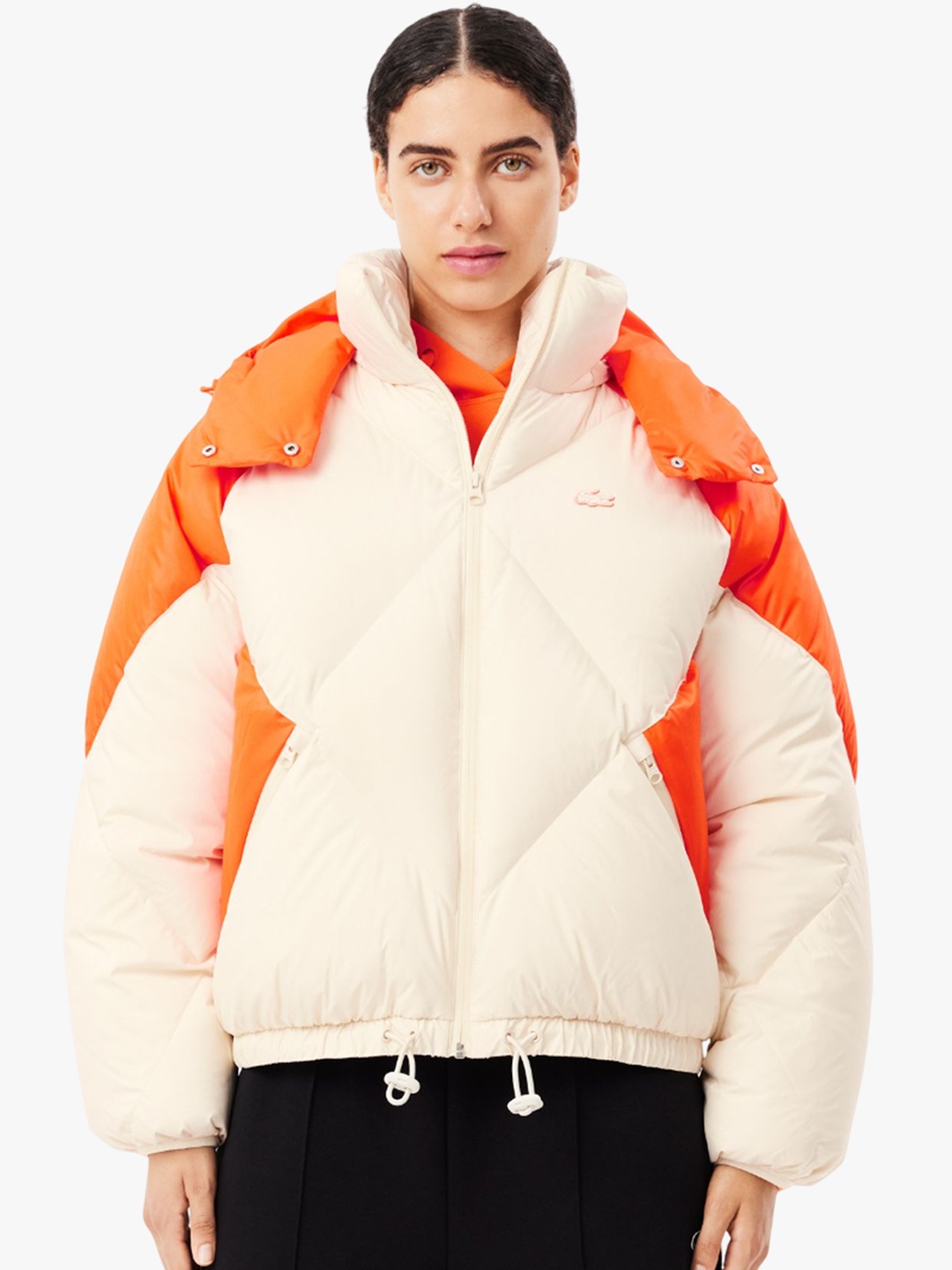 

Lacoste Women Bomber Jacket, Orange
