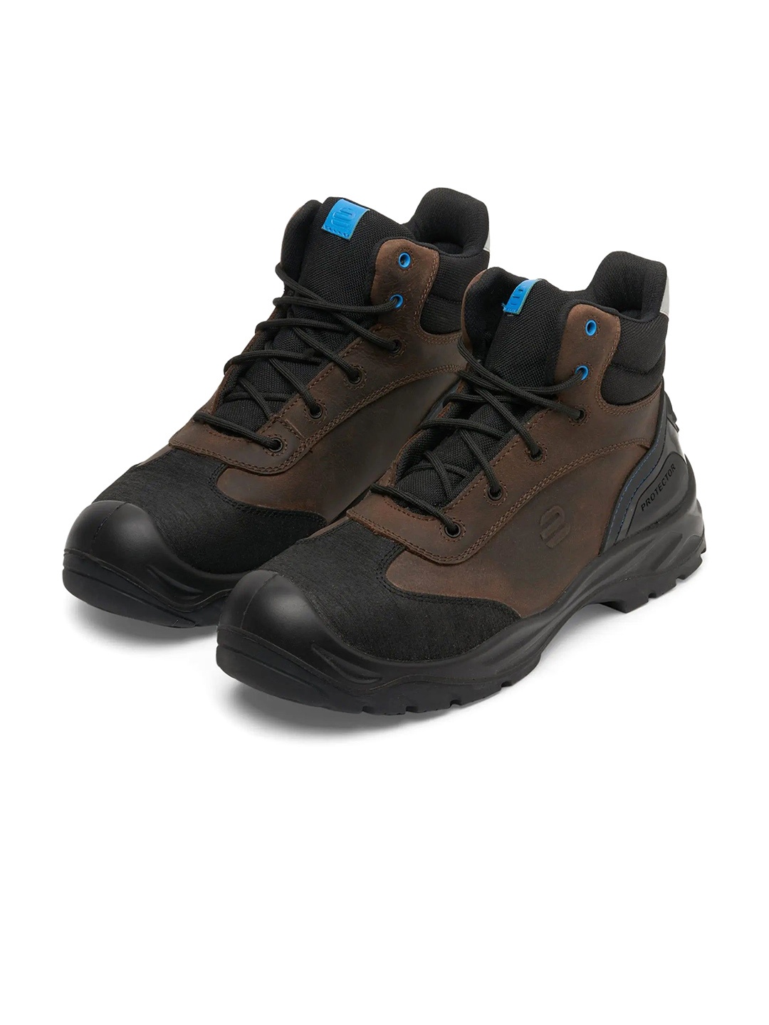 

ERGON Men Leather Trekking Shoes, Brown