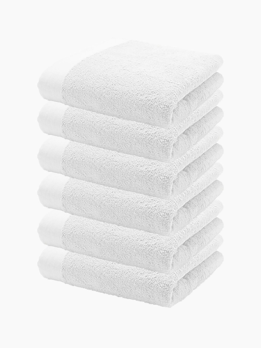 

HOME PLUS STUDIOS White 5 Cotton 650 GSM Bath Towel