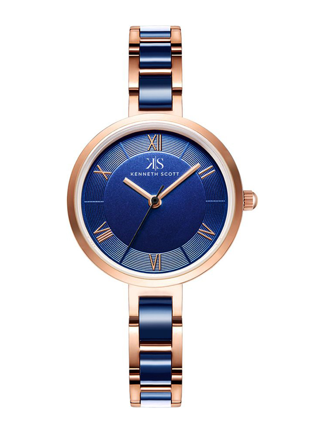 

KENNETH SCOTT Women Dial & Bracelet Style Straps Analogue Watch K22521-KCNN, Rose gold