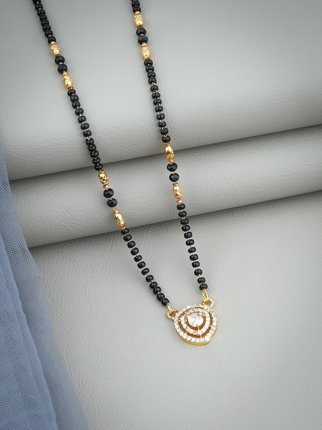 

Wynona Gold Plated Artificial Beaded Mangalsutra