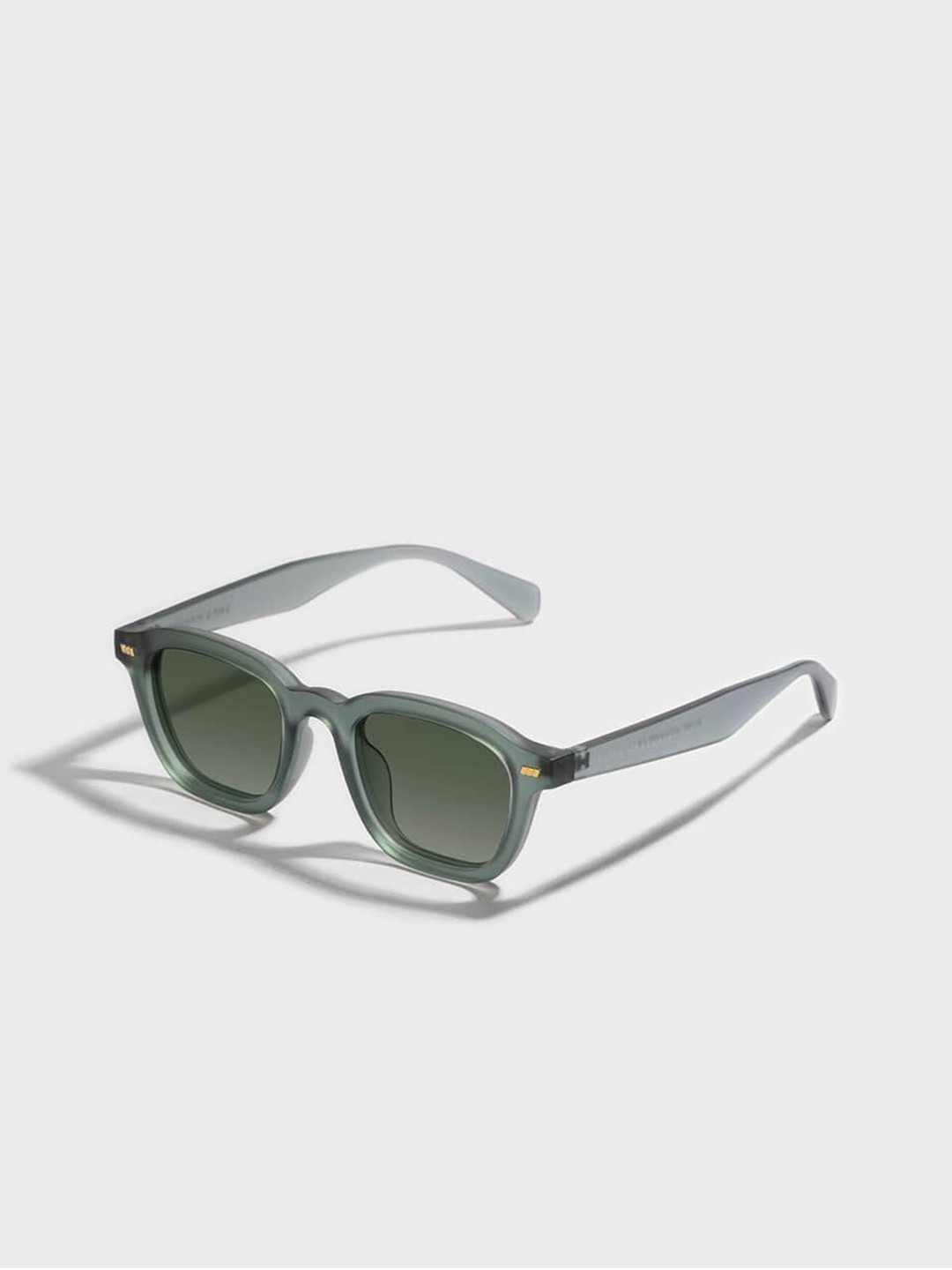 

SAM & MARSHALL Unisex Square Sunglasses with UV Protected Lens DARIO_GREEN_2703