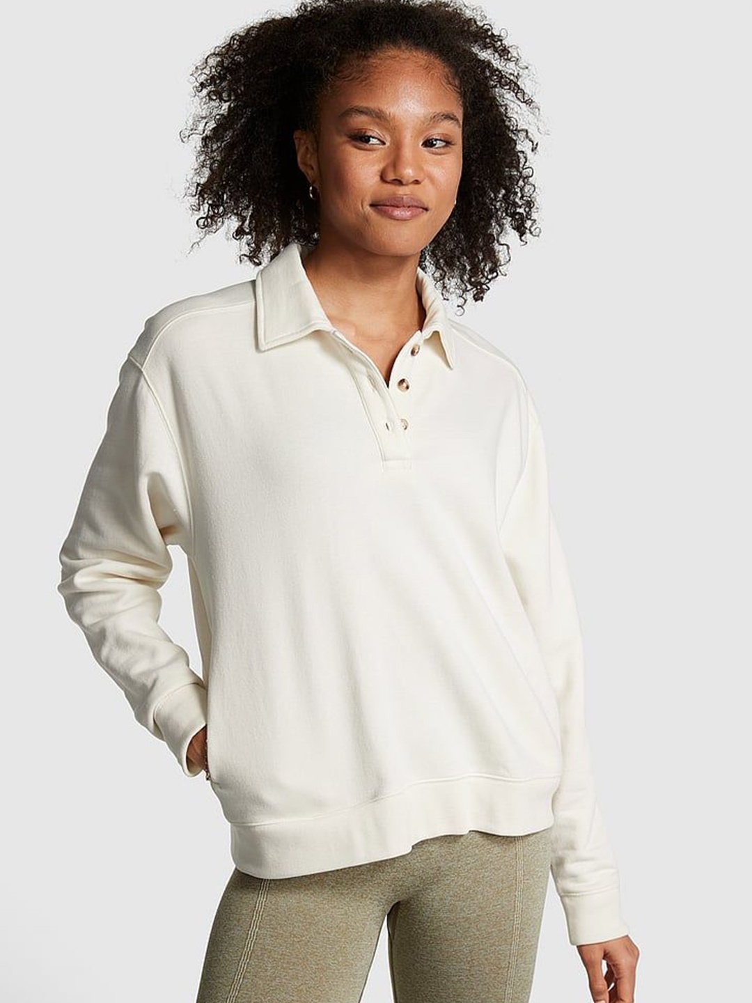 

Victoria's Secret Women Sweatshirt, Beige