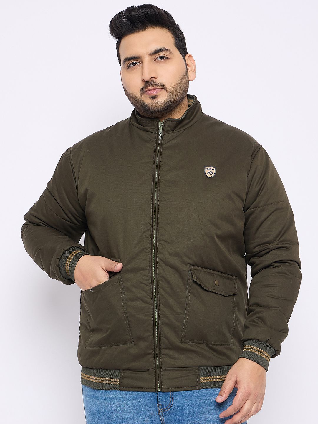 

Adobe Men Lightweight Quilted Jacket, Green