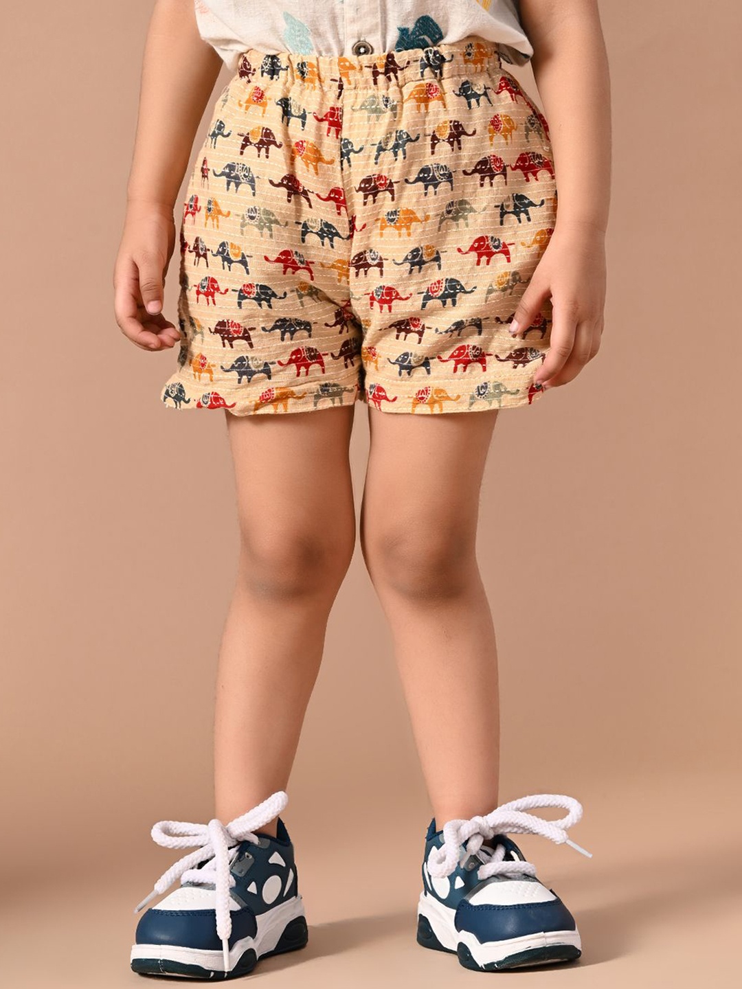

BAESD Boys Animal Printed Outdoor Shorts, Beige