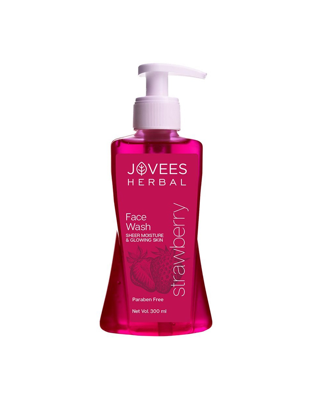 

Jovees Strawberry Face Wash With Jojoba Oil For Hydrating & Glowing Skin - 300 ml, Off white