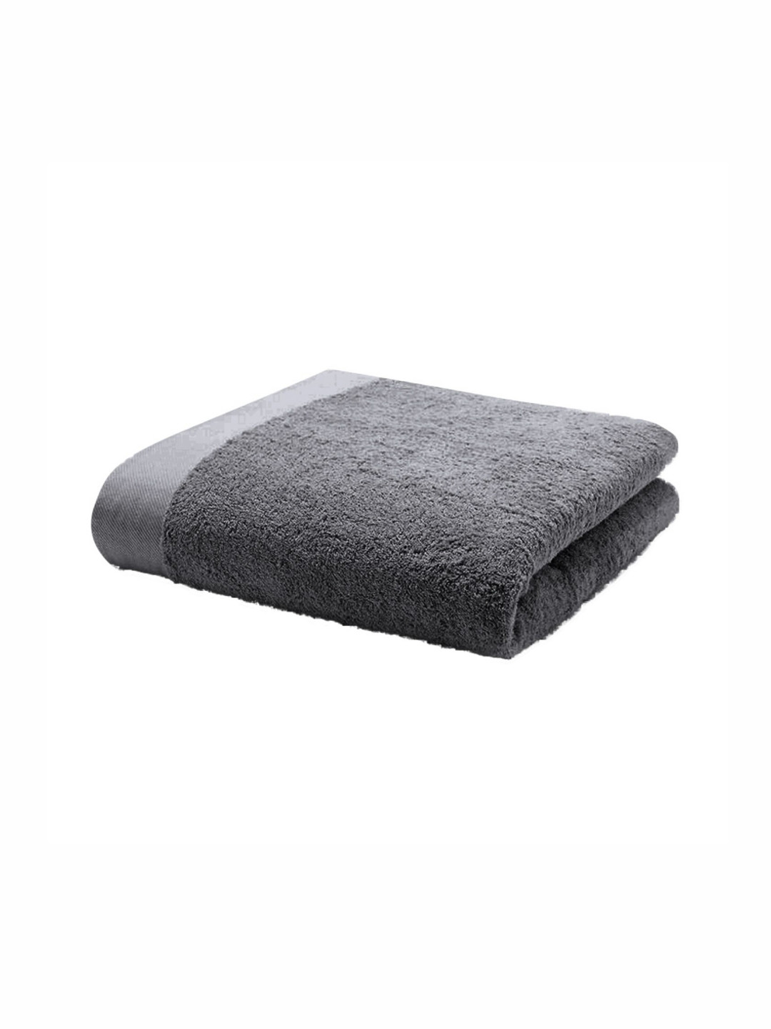 

HOME PLUS STUDIOS Grey 1 Cotton 650 GSM Bath Towel