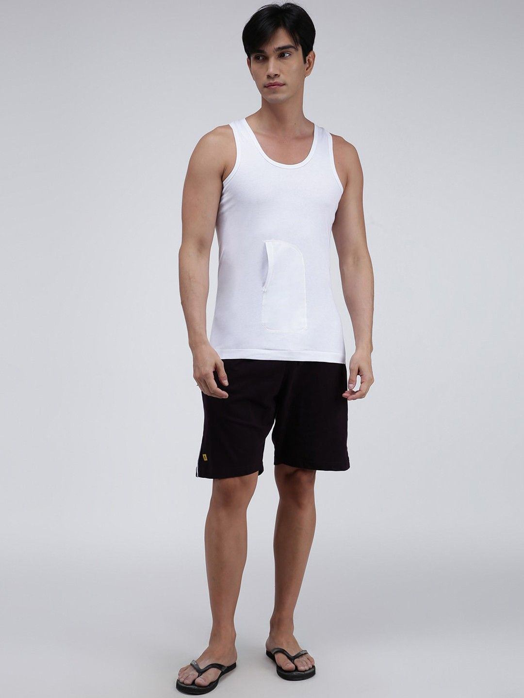 

AMUL COMFY Pack Of 5 Pure Cotton Innerwear Vests Comfy-Interlock-PKT-White-RN-5-95